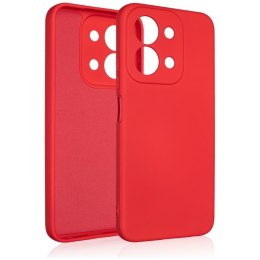 Etui Beline Silicone Redmi 15C czerwony
