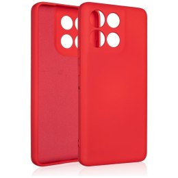 Etui Beline Silicone do Moto G86 Power 5G czerwony