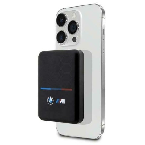 BMW Powerbank indukcyjny BMPBMS5K22PGVK15W 5000mAh + kabel czarny/black M Collection MagSafe