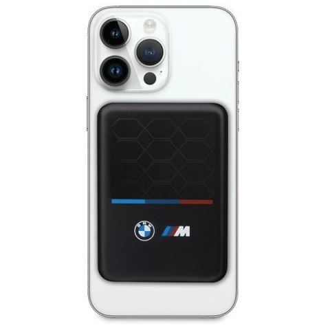 BMW Powerbank indukcyjny BMPBMS5K22PGVK15W 5000mAh + kabel czarny/black M Collection MagSafe