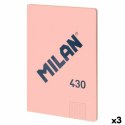Notatnik Milan SERIE 1918 Różowy A4 48 Kartki (3 Sztuk)