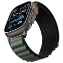 Pasek Spigen WBF1 do Apple Watch 6/7/8/9/10/11/SE/SE 3/Ultra 1/Ultra 2/ Ultra 3 44/45/46/49mm czarno-zielony