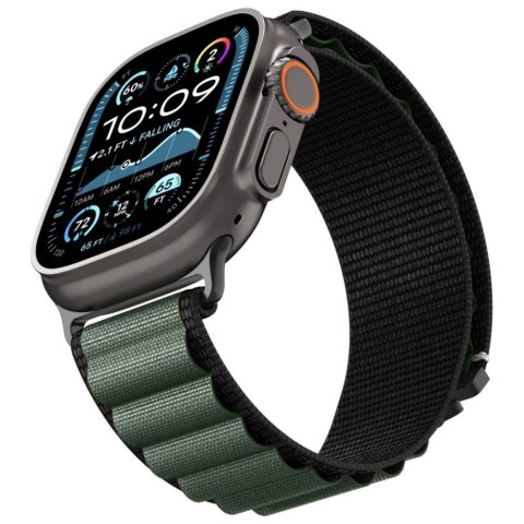 Pasek Spigen WBF1 do Apple Watch 6/7/8/9/10/11/SE/SE 3/Ultra 1/Ultra 2/ Ultra 3 44/45/46/49mm czarno-zielony