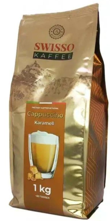 Swisso Kaffee Cappuccino Karamell Cappuccino Karmelowe 1kg