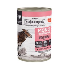 Wiejska Zagroda (dorosły) Monobiałkowa Wołowina Karma mokra dla kota 400g