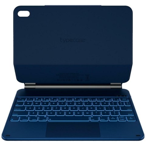 Etui Typecase Edge z klawiaturą do iPad 11" (A16) 2025 / iPad 10.9" 2022 błękitny pacyfik