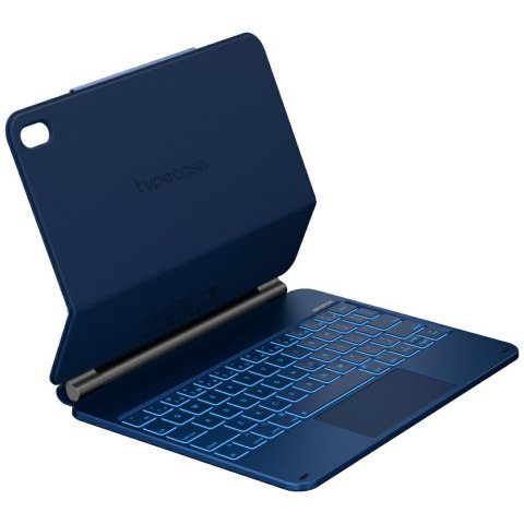 Etui Typecase Edge z klawiaturą do iPad 11" (A16) 2025 / iPad 10.9" 2022 błękitny pacyfik