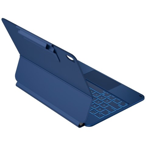 Etui Typecase Edge z klawiaturą do iPad 11" (A16) 2025 / iPad 10.9" 2022 błękitny pacyfik