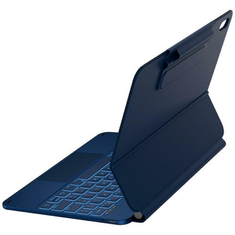 Etui Typecase Edge z klawiaturą do iPad 11" (A16) 2025 / iPad 10.9" 2022 błękitny pacyfik