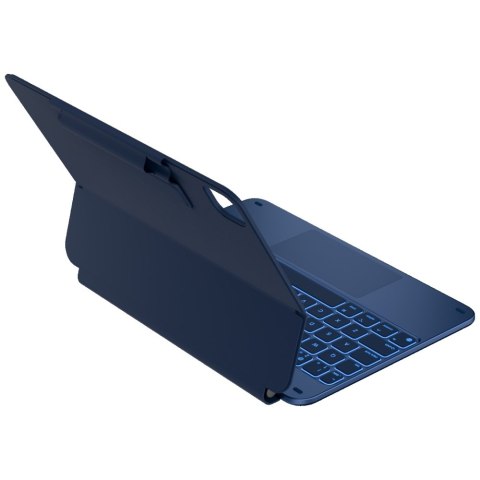Etui Typecase Edge z klawiaturą do iPad Air 11" 2024/2025 błękitny pacyfik