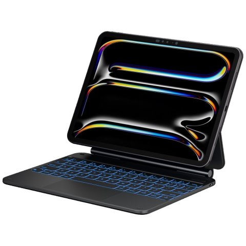 Etui Typecase Edge z klawiaturą do iPad Air 11" 2024/2025 czarny