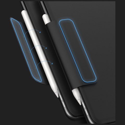 Etui Typecase Edge z klawiaturą do iPad Air 11" 2024/2025 czarny
