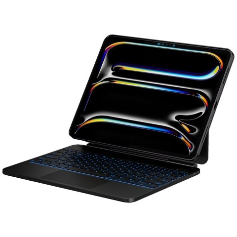 Etui Typecase Edge + z klawiaturą do iPad Air 13" 2024/2025 włókno węglowe