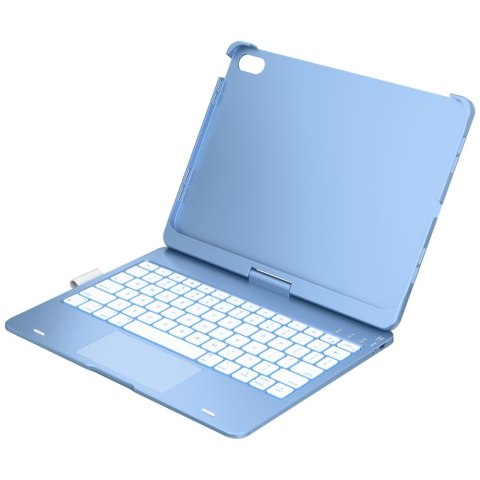 Etui Typecase Flexbook Touch z klawiaturą do iPad 11" (A16) 2025 / iPad 10.9" 2022 jasno niebieski