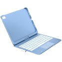 Etui Typecase Flexbook Touch z klawiaturą do iPad 11" (A16) 2025 / iPad 10.9" 2022 jasno niebieski
