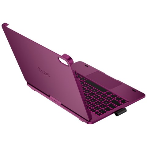 Etui Typecase Flexbook Touch z klawiaturą do iPad 11" (A16) 2025 / iPad 10.9" 2022 malinowy