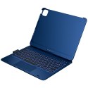 Etui Typecase Flexbook Touch z klawiaturą do iPad Air 11" 2024/2025 błękitny pacyfik