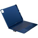 Etui Typecase Flexbook Touch z klawiaturą do iPad Air 11" 2024/2025 błękitny pacyfik
