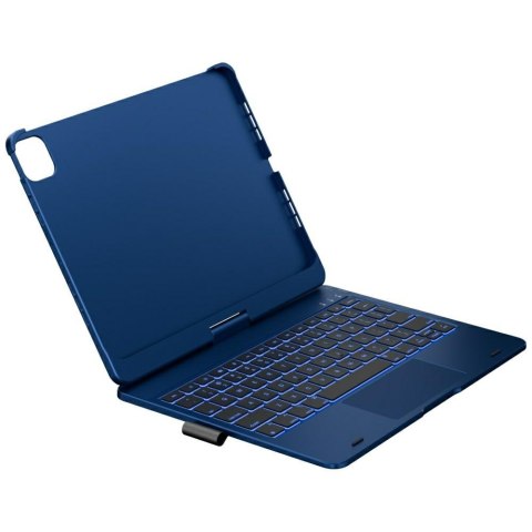 Etui Typecase Flexbook Touch z klawiaturą do iPad Air 11" 2024/2025 błękitny pacyfik