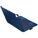 Etui Typecase Flexbook Touch z klawiaturą do iPad Air 11" 2024/2025 błękitny pacyfik