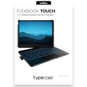 Etui Typecase Flexbook Touch z klawiaturą do iPad Air 11" 2024/2025 błękitny pacyfik