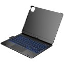 Etui Typecase Flexbook Touch z klawiaturą do iPad Air 11" 2024/2025 szary