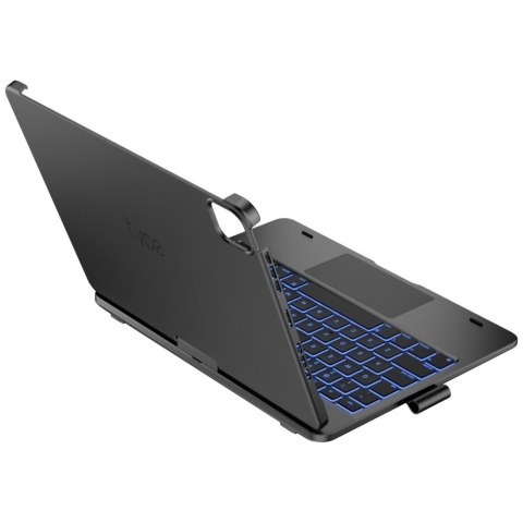 Etui Typecase Flexbook Touch z klawiaturą do iPad Air 11" 2024/2025 szary