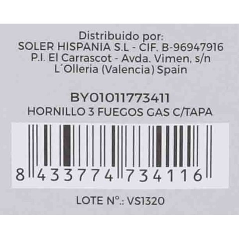 Gazowa kuchenka turystyczna Algon Z pokrywką Biały 5400 W 55 x 7 x 32 cm (2 Sztuk)