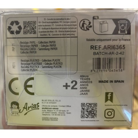 Zestaw smoczek i zacisk na smoczek Arias