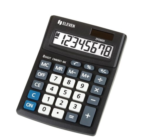 ELEVEN kalkulator biurowy CMB801-BK czarny zastępuje Citizen