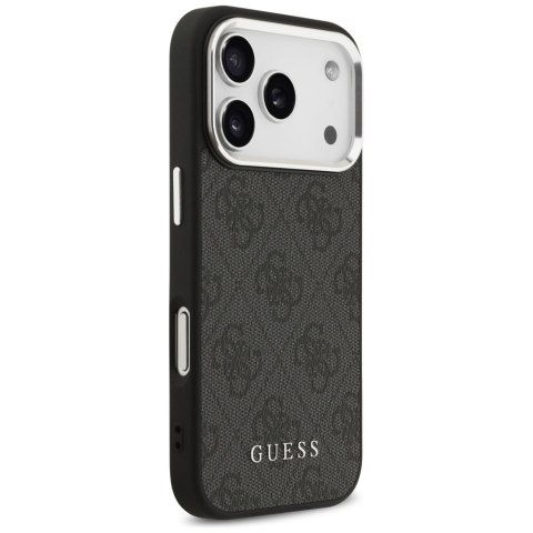 Etui Guess 4G Classic Logo MagSafe do iPhone 17 Pro czarny