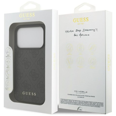 Etui Guess 4G Classic do iPhone 17 Pro czarny