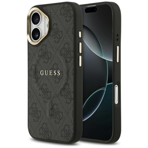 Etui Guess 4G PU Classic Logo MagSafe do iPhone 17 czarny