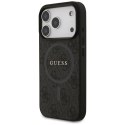 Etui Guess 4G Ring Classic Logo MagSafe do iPhone 17 Pro czarny