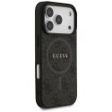 Etui Guess 4G Ring Classic Logo MagSafe do iPhone 17 Pro czarny