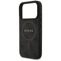 Etui Guess 4G Ring Classic Logo MagSafe do iPhone 17 Pro czarny