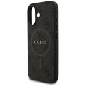 Etui Guess 4G Ring Classic Logo MagSafe do iPhone 17 czarny