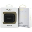 Etui Guess Grained Classic Logo do AirPods Pro 3 czarny