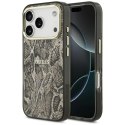 Etui Guess Python Pattern MagSafe do iPhone 17 Pro Max brązowy