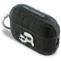 Etui Karl Lagerfeld Monogram Karl & Choupette Head do AirPods Pro 3 czarny