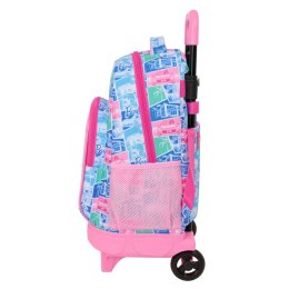 Torba szkolna z kółkami Barbie Wielokolorowy 33 x 45 x 22 cm