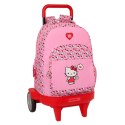 Torba szkolna z kółkami Hello Kitty Różowy 33 x 45 x 22 cm