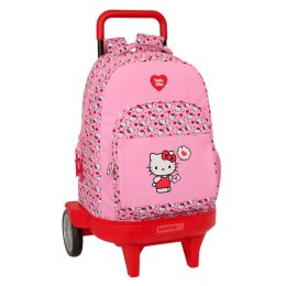 Torba szkolna z kółkami Hello Kitty Różowy 33 x 45 x 22 cm