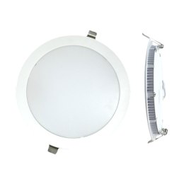Downlight Silver Electronics 1471860 18W LED Biały Aluminium