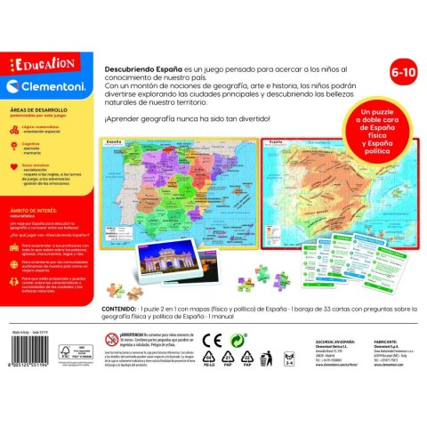 Gra naukowa Clementoni Descubre España