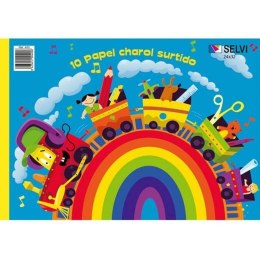 Papier lakierowany SELVI Wielokolorowy 24 x 32 cm (25 Sztuk)