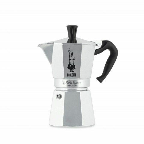 Włoska Kafeterka Bialetti MOKA Srebrzysty Aluminium 6 Kubki