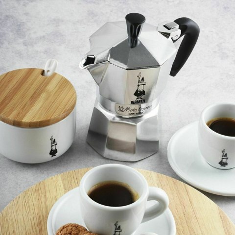 Włoska Kafeterka Bialetti MOKA Srebrzysty Aluminium 6 Kubki