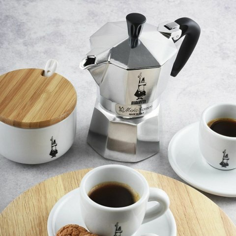 Włoska Kafeterka Bialetti MOKA Srebrzysty Aluminium 6 Kubki