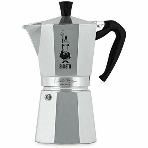 Włoska Kafeterka Bialetti MOKA Srebrzysty Metal Stal nierdzewna Aluminium 1 L